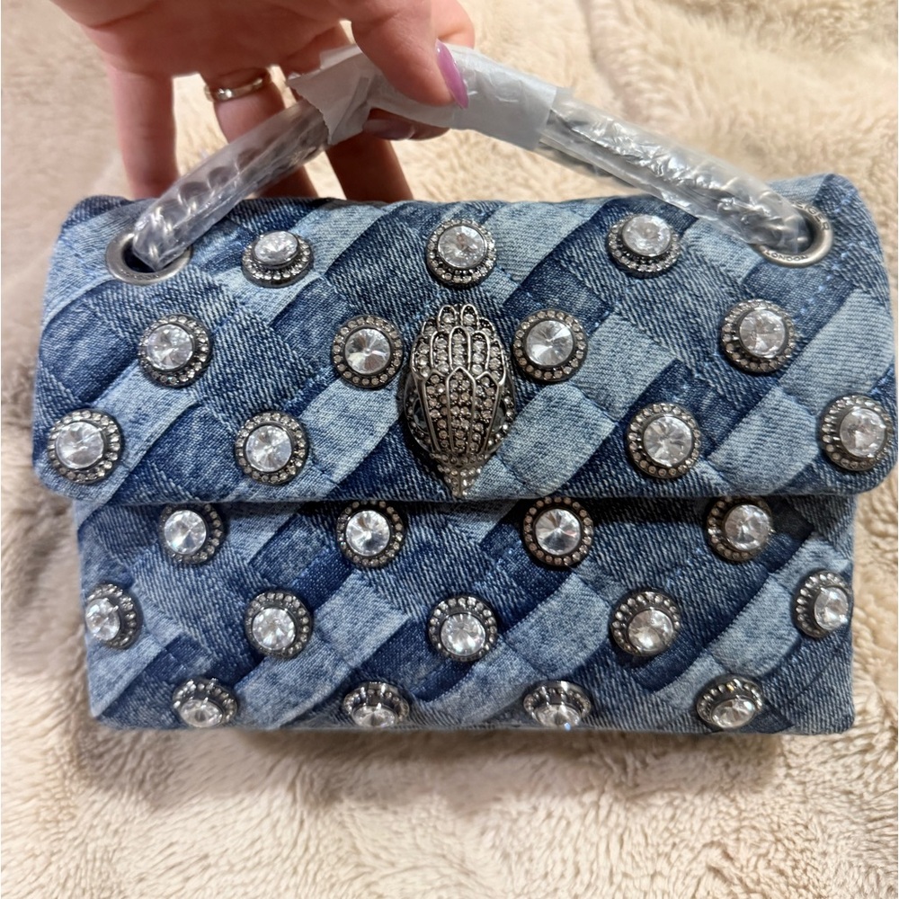 Denim Kurt Geiger Studded Women's Bag